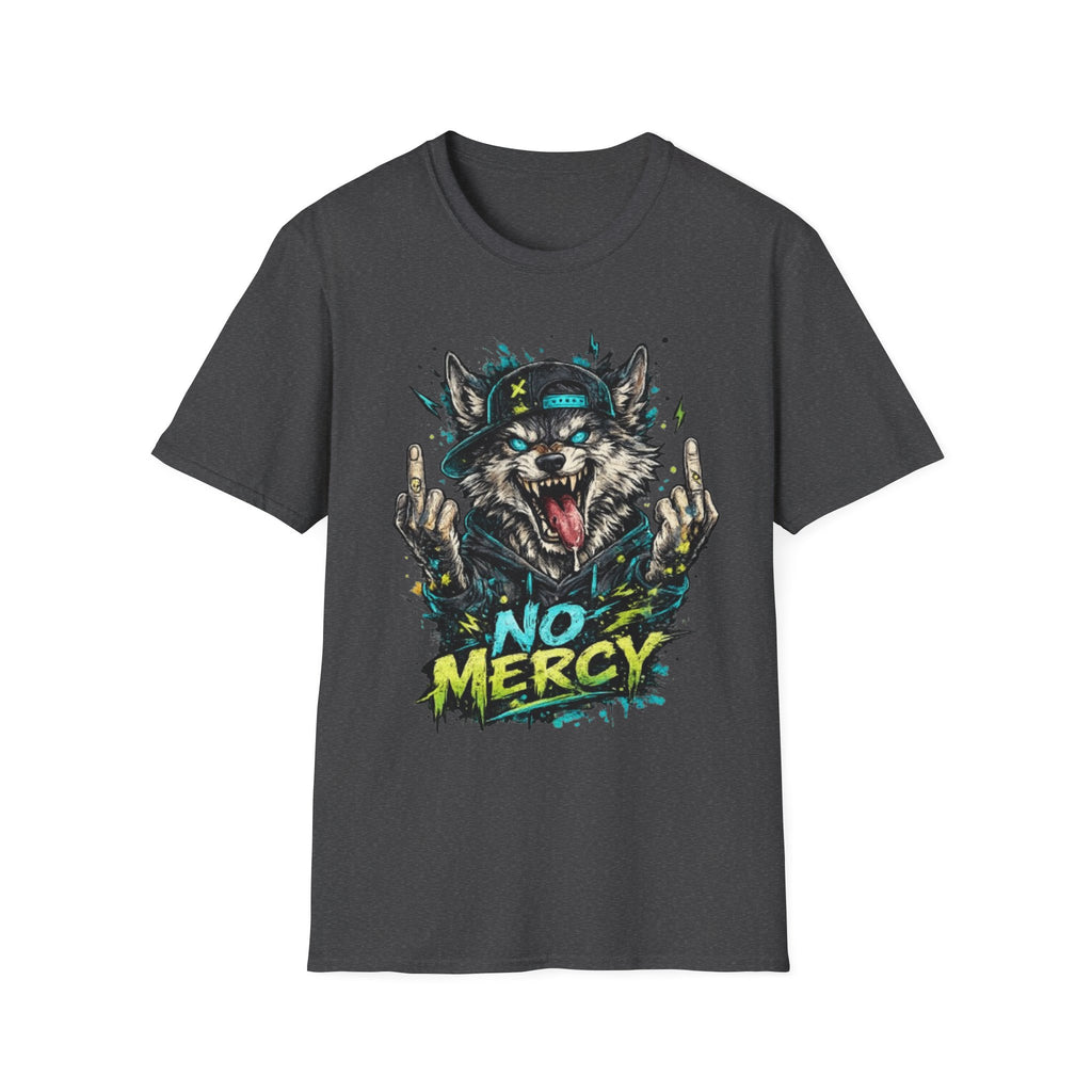 Wolf Graphic Tee — 'No Mercy' Streetwear T-Shirt
