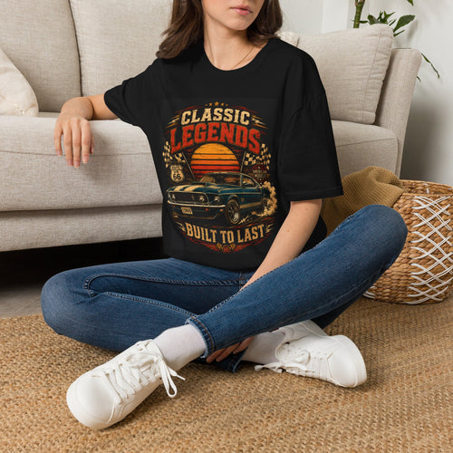 Classic Legends Car T-Shirt — "Built to Last" Vintage Muscle Tee