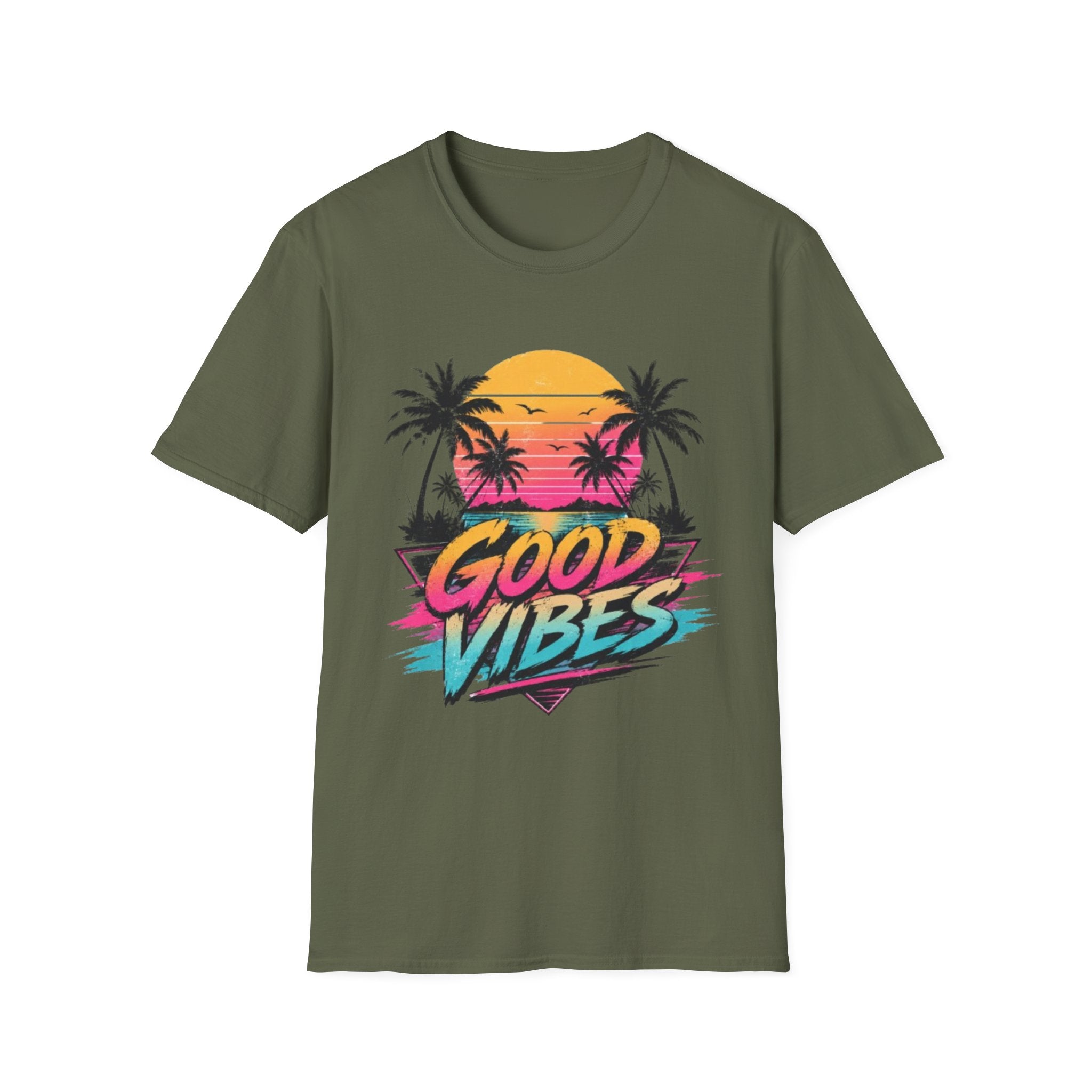 Good Vibes Palm Sunset T-Shirt