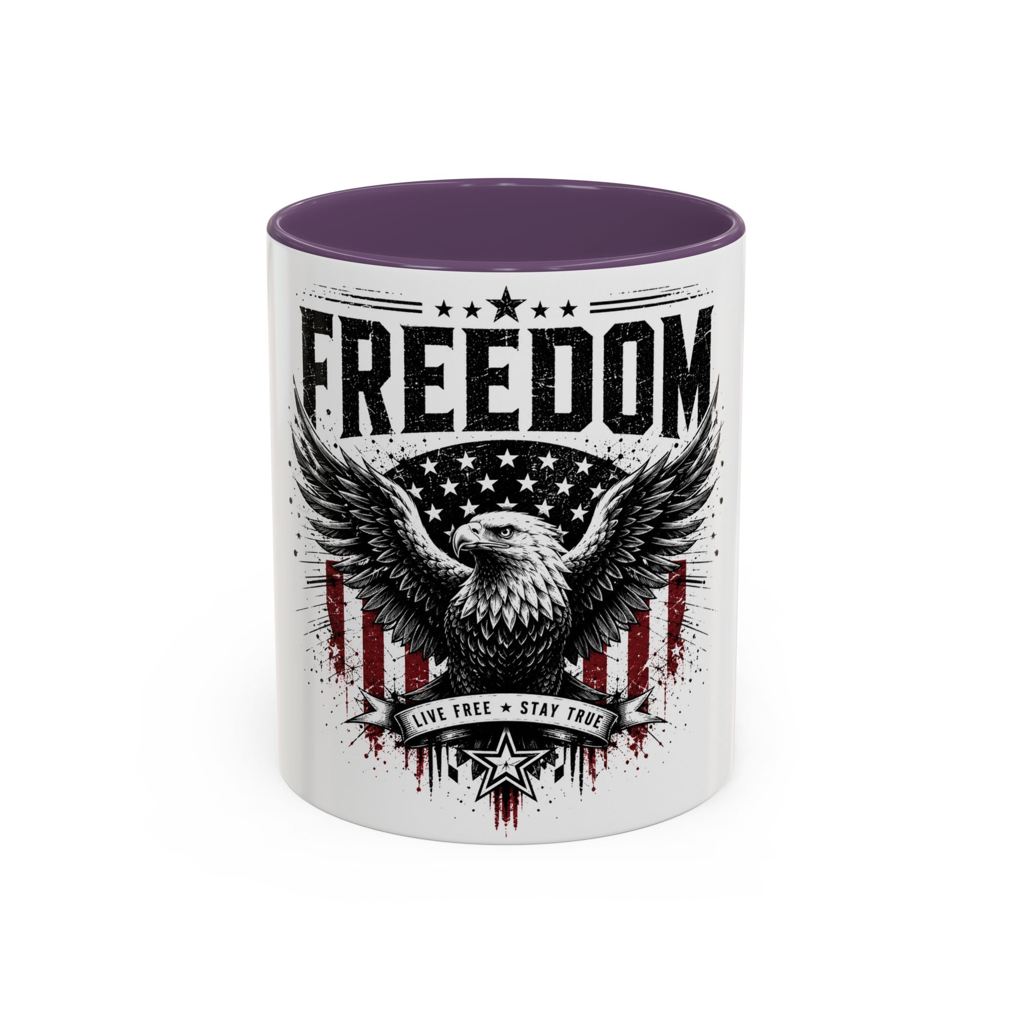 Freedom Eagle Coffee Mug — Patriotic Americana 11/15oz Accent Mug