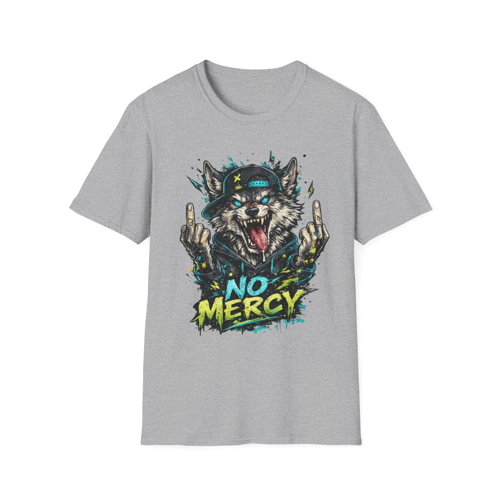 Wolf Graphic Tee — 'No Mercy' Streetwear T-Shirt