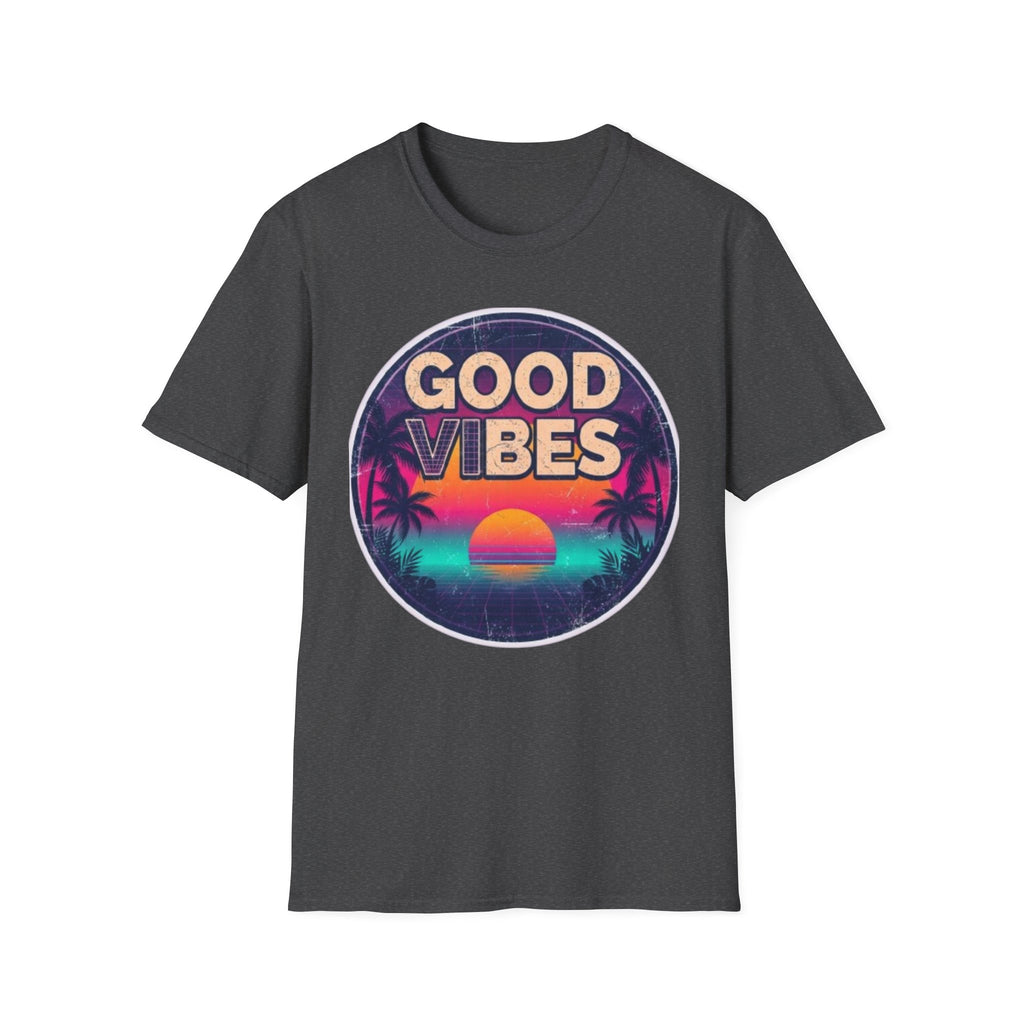Good Vibes Retro Sunset T‑Shirt