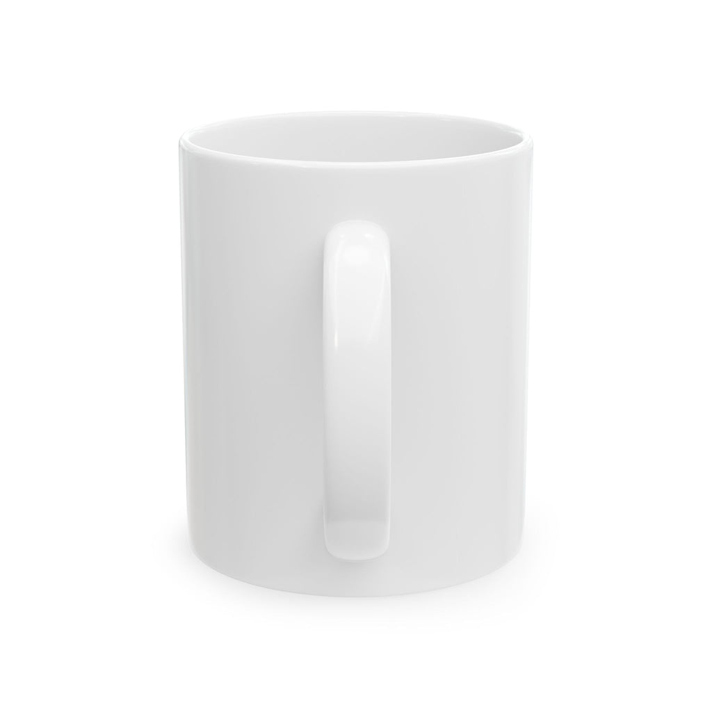Minimal Techno Ceramic Mug — Colorful Equalizer DJ Coffee Cup (11oz, 15oz)