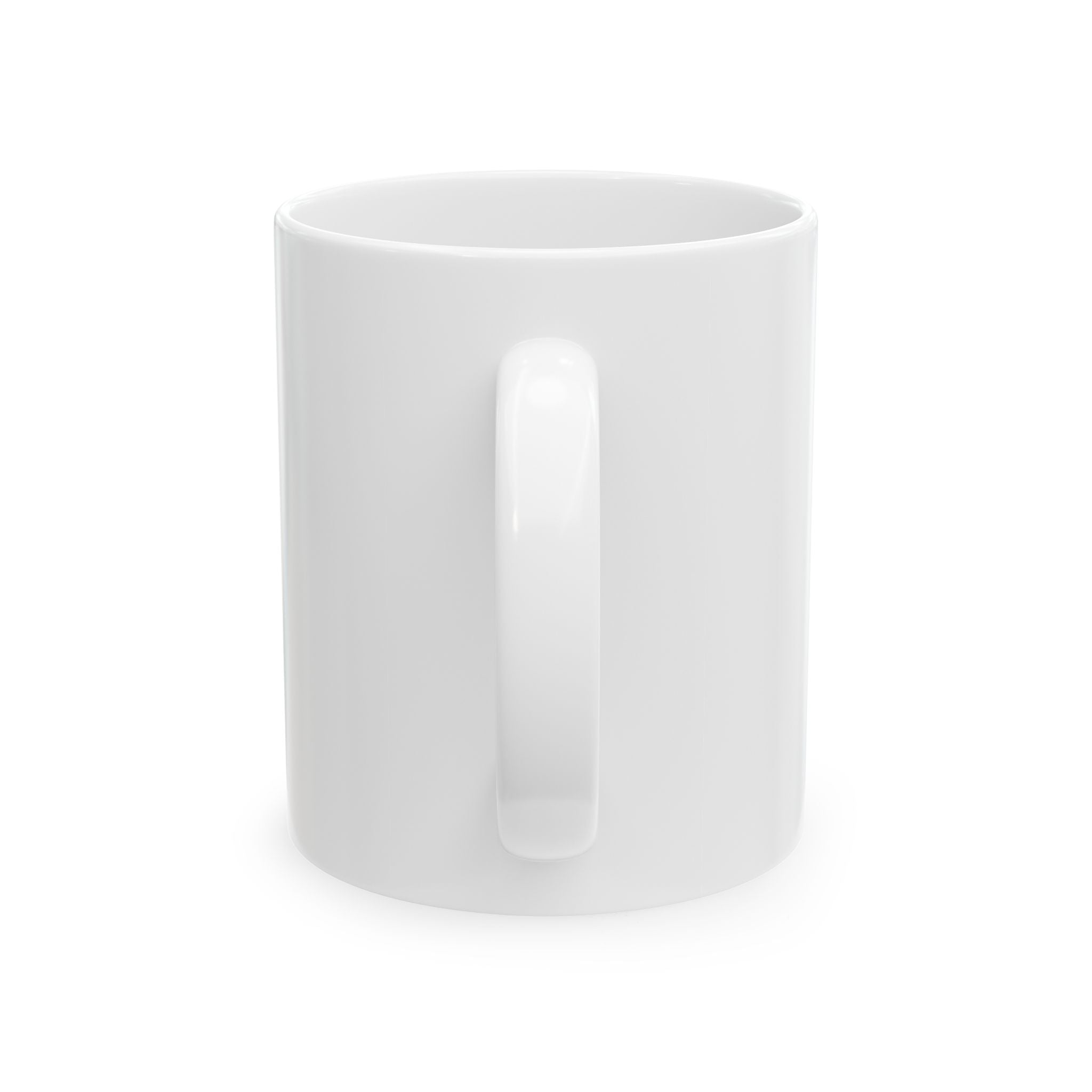 Minimal Techno Ceramic Mug — Colorful Equalizer DJ Coffee Cup (11oz, 15oz)