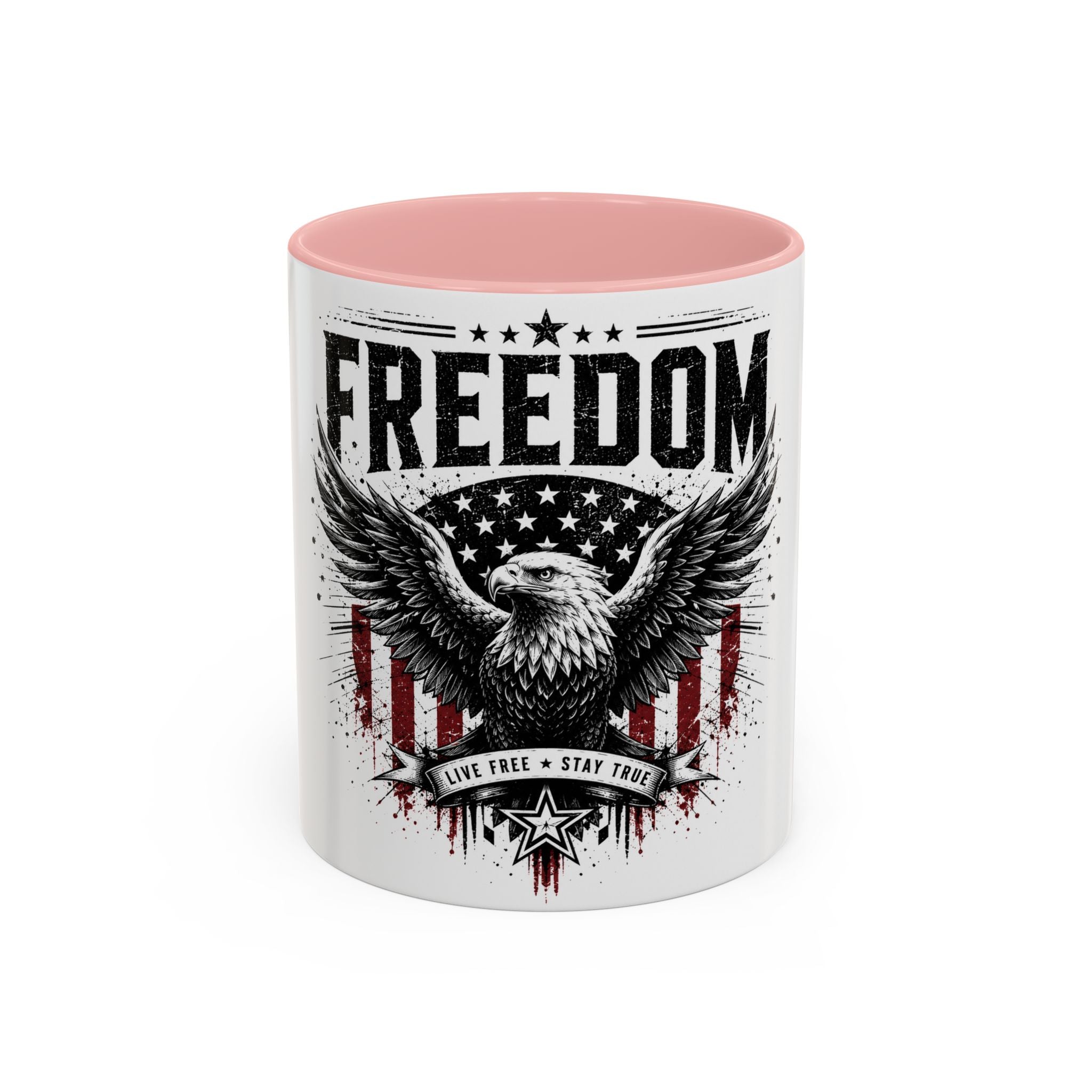 Freedom Eagle Coffee Mug — Patriotic Americana 11/15oz Accent Mug
