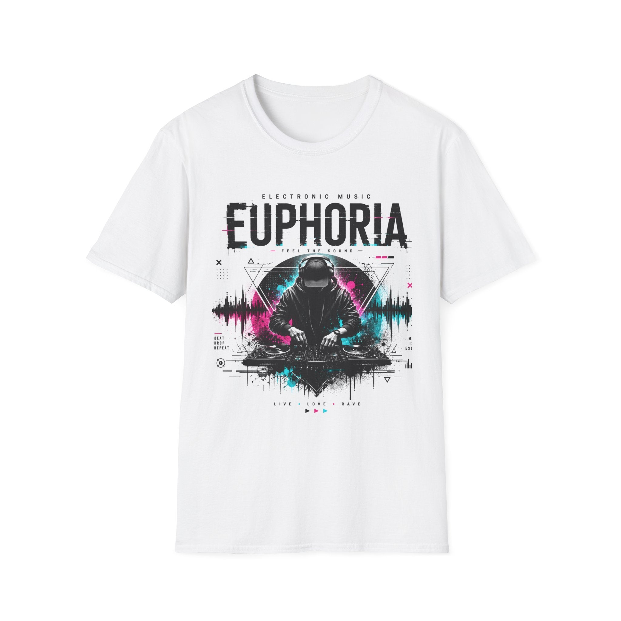 Euphoria Electronic Music T-Shirt — DJ Festival Rave Tee