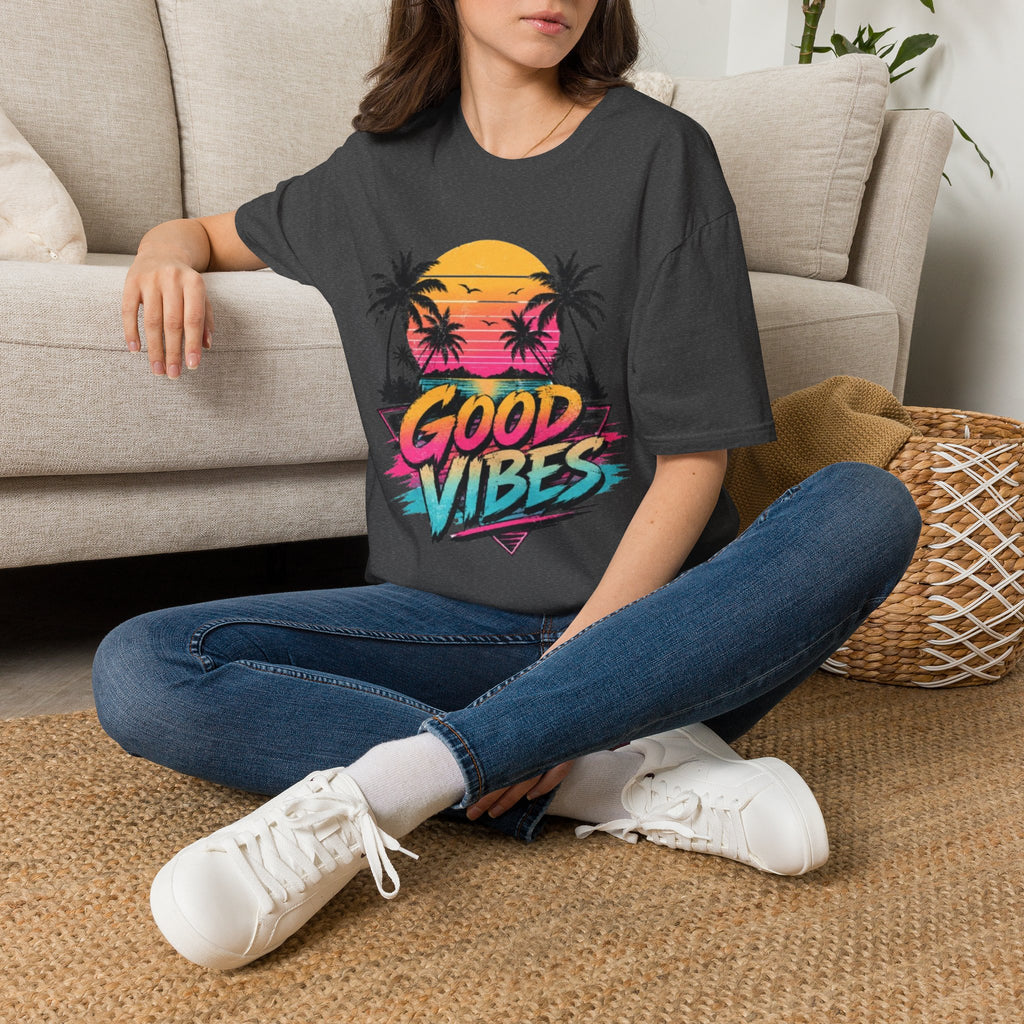 Good Vibes Palm Sunset T-Shirt