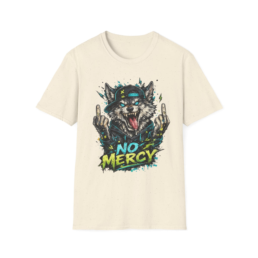 Wolf Graphic Tee — 'No Mercy' Streetwear T-Shirt