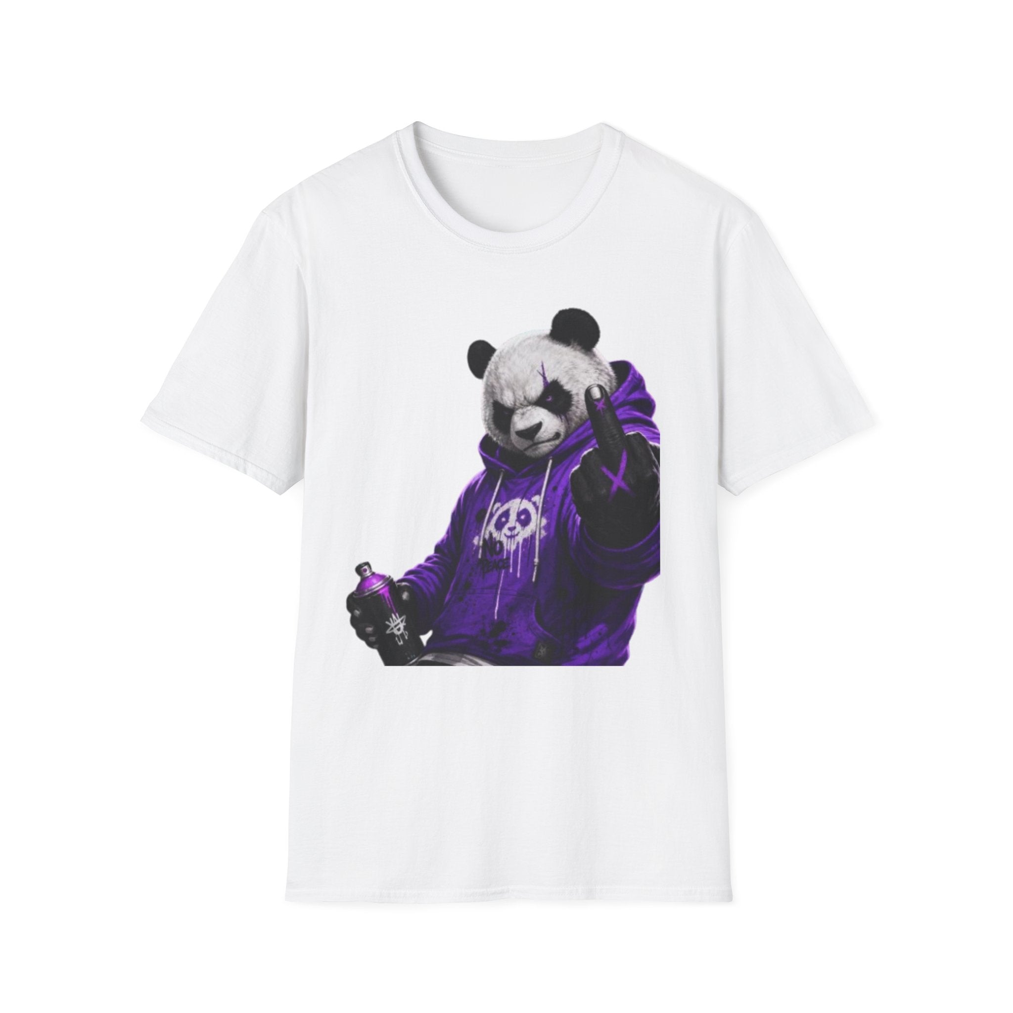 Panda Skull Hoodie Graphic T-Shirt