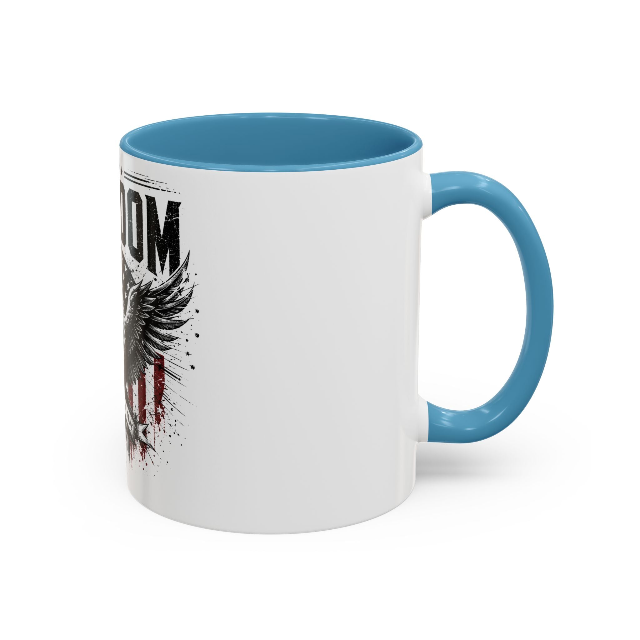 Freedom Eagle Kaffeetasse – Patriotische Americana 11/15oz Akzenttasse