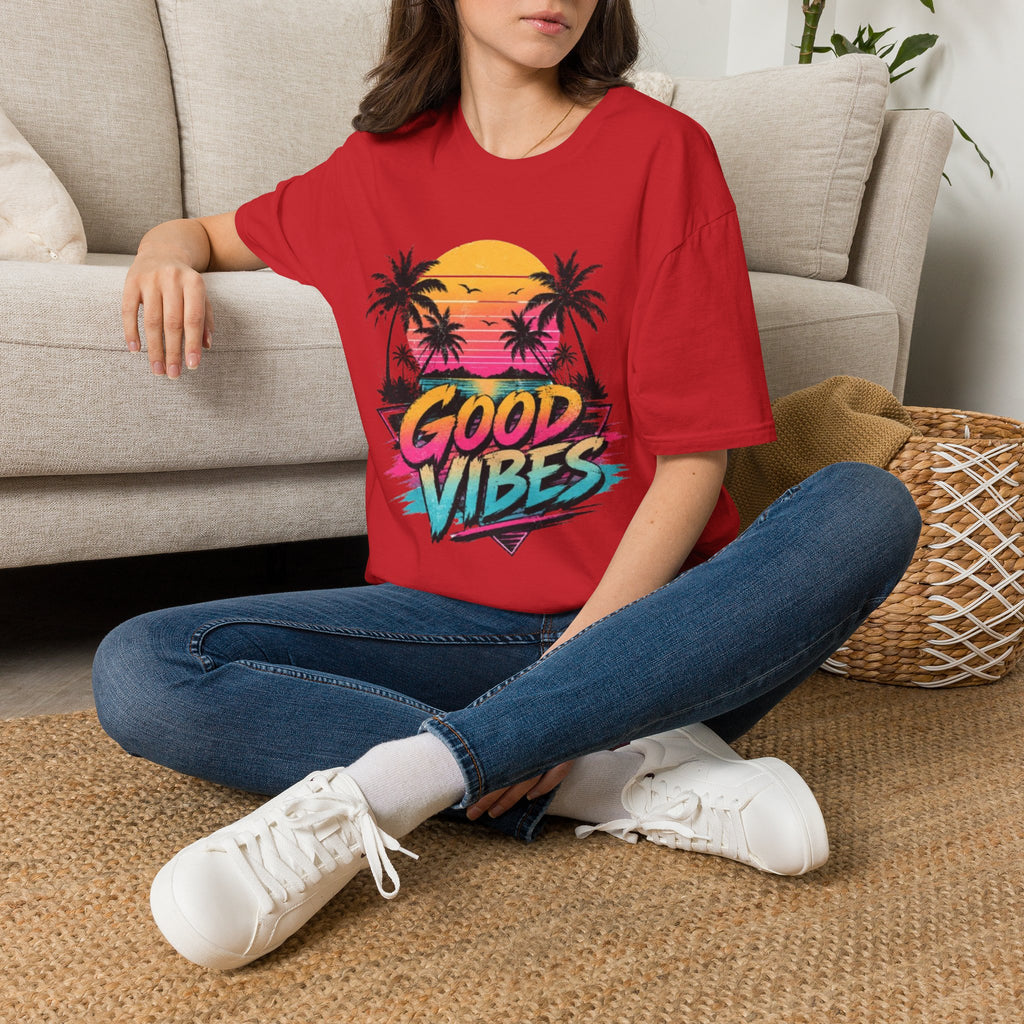 Good Vibes Palm Sunset T-Shirt