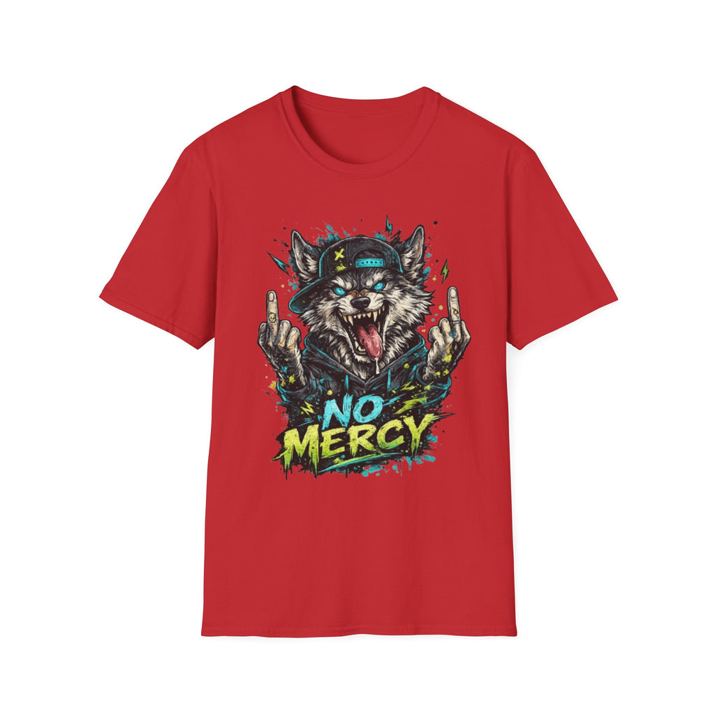 Wolf Graphic Tee — 'No Mercy' Streetwear T-Shirt