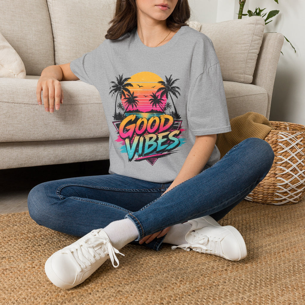 Good Vibes Palm Sunset T-Shirt