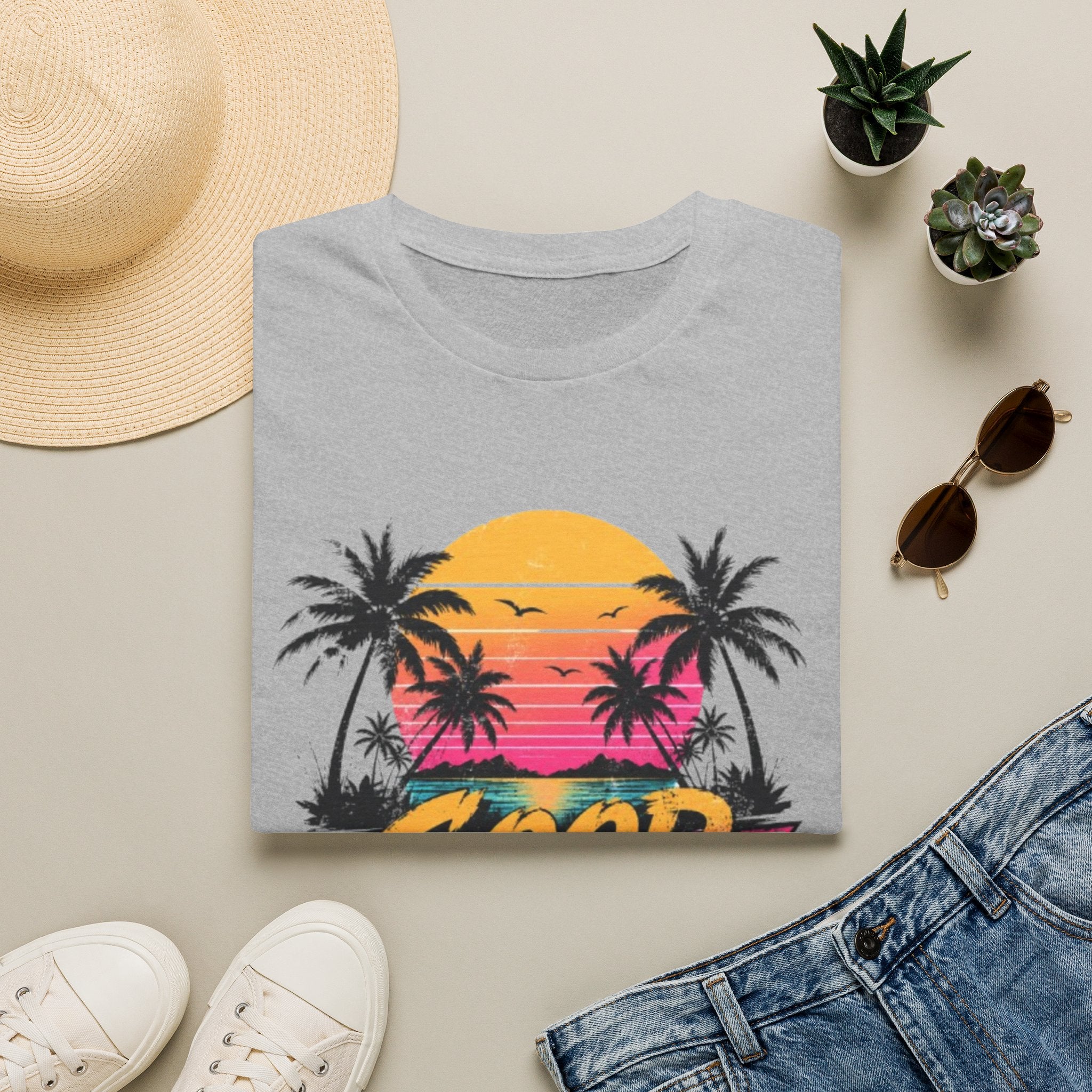 Good Vibes Palm Sunset T-Shirt