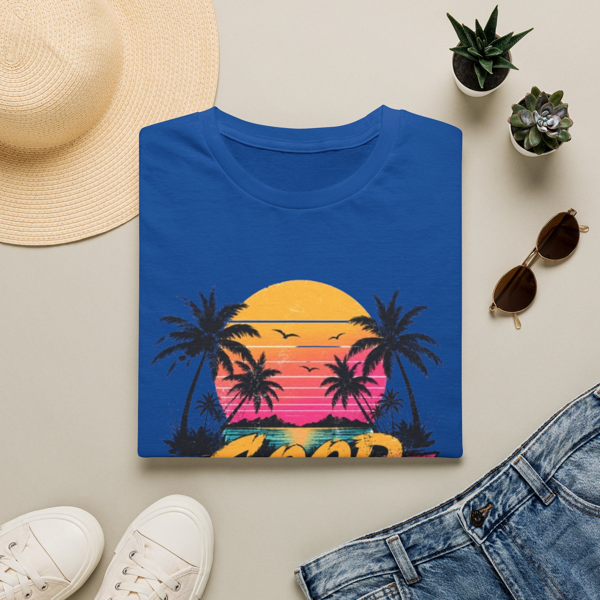 Good Vibes Palm Sunset T-Shirt