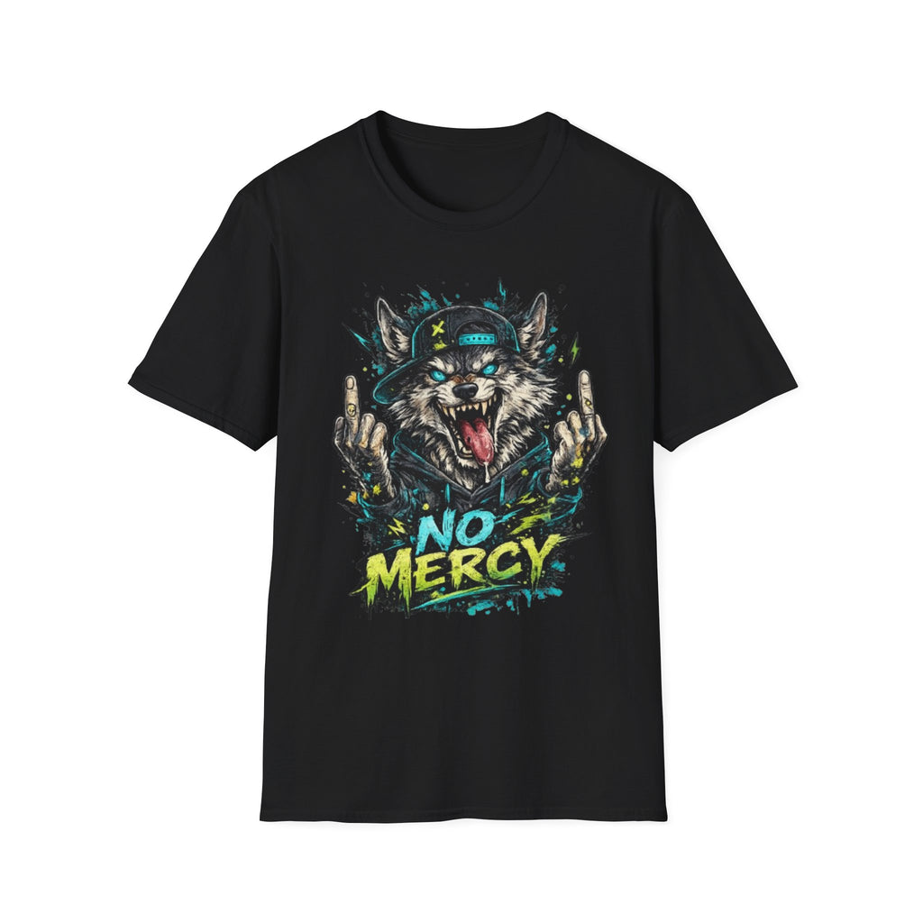 Wolf Graphic Tee — 'No Mercy' Streetwear T-Shirt