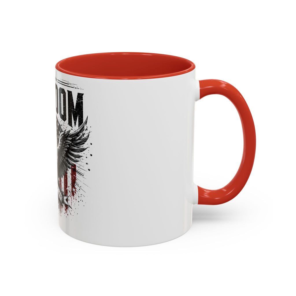 Freedom Eagle Kaffeetasse – Patriotische Americana 11/15oz Akzenttasse