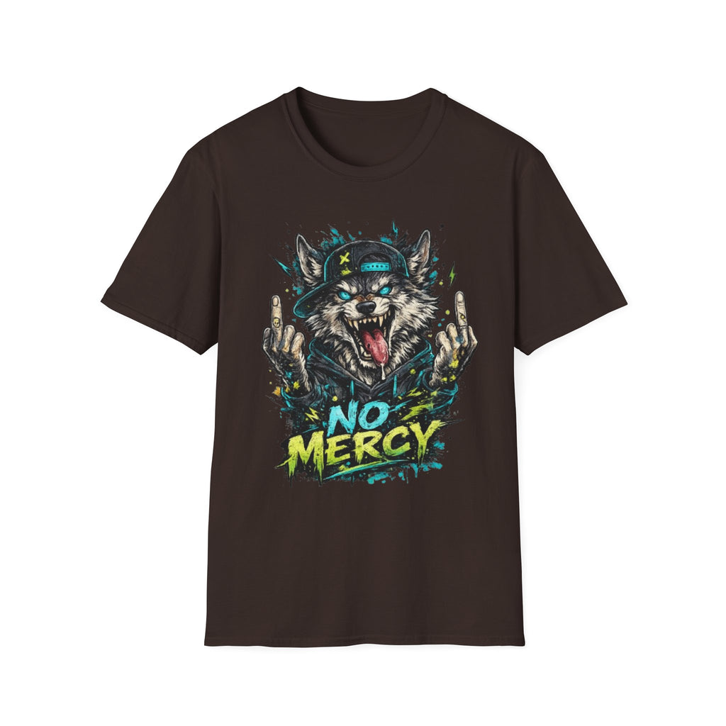 Wolf Graphic Tee — 'No Mercy' Streetwear T-Shirt