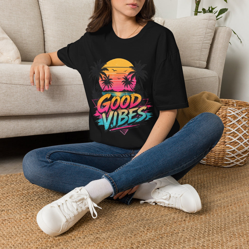 Good Vibes Palm Sunset T-Shirt