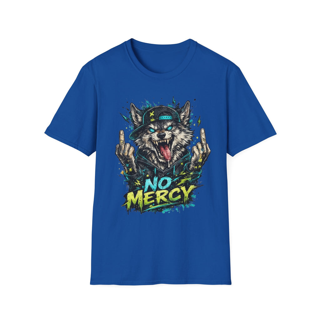 Wolf Graphic Tee — 'No Mercy' Streetwear T-Shirt