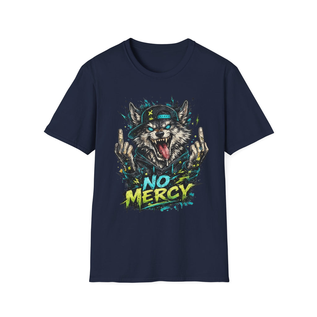 Wolf Graphic Tee — 'No Mercy' Streetwear T-Shirt
