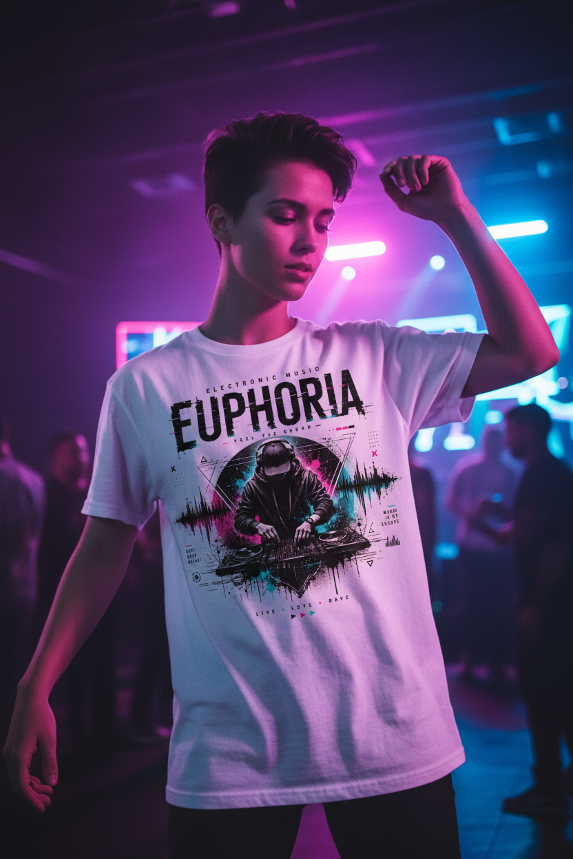 Euphoria Tee — Lifestyle Pinterest